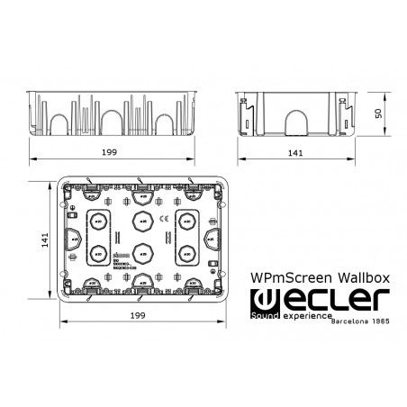 Ecler Wallbox WPmScreen