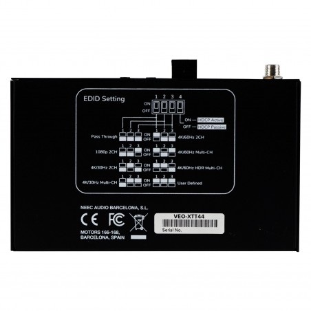 Ecler Video VEO-XTT44 - Full AVL Distribution