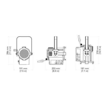 ProLights EclMiniFresnel VW WH