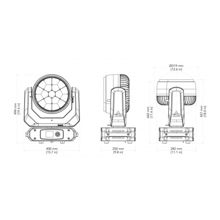 ProLights Jet Wash19 WH