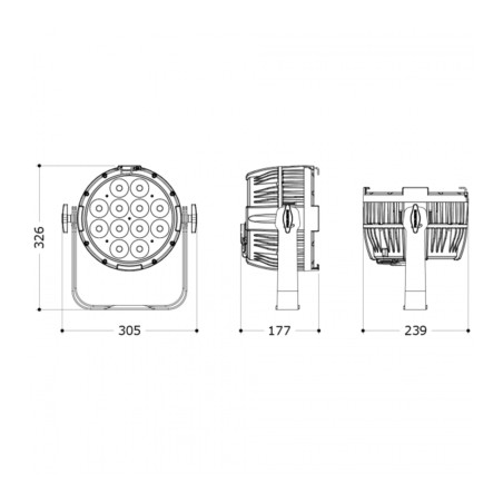 Tribe LumiPar 12IP - Full AVL Distribution